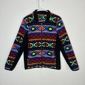 Lauren Ralph Lauren Southwestern fleece jacket woman's Lg